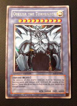 Yu-Gi-Oh! Obelisk the Tormentor, JMP-EN004, Secret Rare, Limited. Englisch, NM - Image 1