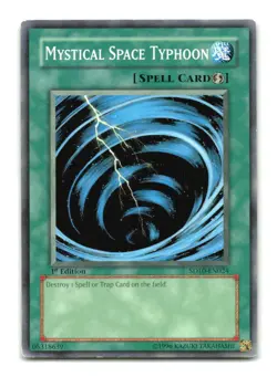 Mystical Space Typhoon - SD10-EN024 1st Edition - YuGiOh-MP - Image 1