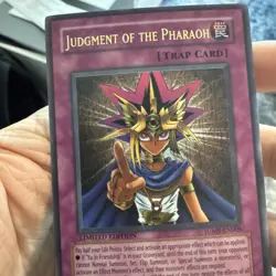 Yu-Gi-Oh! TCG Ultra Rare Judgement Of The Pharaoh JUMP-EN008 Near Mint - Image 3