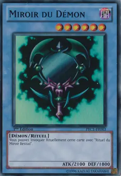 Miroir Du Demon # PRC1-FR003 # Carte Yu Gi Oh Francaise - Image 1
