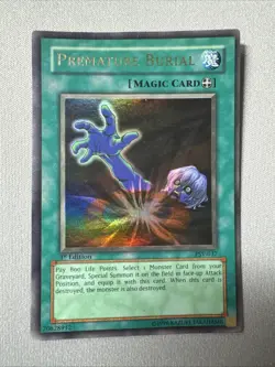 Yu-Gi-Oh! TCG Premature Burial 1st Edition PSV-037 Moderate Play - Image 1