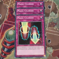 3 x Magic Cylinder YS14-ENA14 Common 1st Edition YuGiOh Mint Playset - Image 1