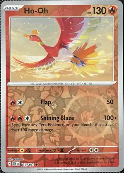Ho-Oh 019/191 Sv08: Surging Sparks Reverse Holo - Pokemon Card - Image 1