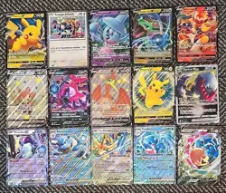 15 Different Pokemon Jumbo Promo Card Oversized 5"x7" Lot Basic, Stage 1 - Image 1