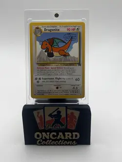 Pokemon TCG Dragonite Black Star Promo Card 1999 Pokemon: The First Movie - Image 1