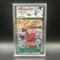 Monkey D Luffy OP13-118 Alt Art One Piece Card Manga ACE 10 - Image 1