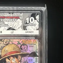 Monkey D Luffy OP13-118 Alt Art One Piece Card Manga ACE 10 - Image 3