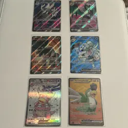 Pokemon TCG: Set Of 6 Full Art Ex cards All Mint Condition- Free Shipping - Image 1