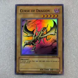 Yu-Gi-Oh LOB-066 Curse of Dragon Super Rare Holo Card NM/Mint Condition - Image 1