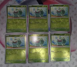 6 Sets - Pokemon 151 - 4 Card Reverse Holo "Cosmic" Costco Mini Tin Promo Cards - Image 2