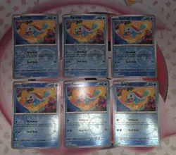 6 Sets - Pokemon 151 - 4 Card Reverse Holo "Cosmic" Costco Mini Tin Promo Cards - Image 4