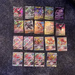 19 Japanese Pokemon Card Bundle 10 v Cards 2 Vmax & 6 vstar See Pics For Details - Image 1