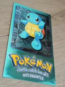 Pokemon Topps Sqirtle Collector Tin With Tin Topper Card Set - Image 3