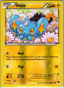 Shinx 44/122 Reverse Holo XY - BREAKpoint - Pokemon Card - NM - Image 1