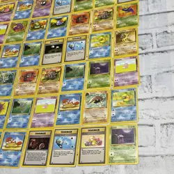 Pokemon 1999 Pokemon Fossil - Lot of 80 Cards Vintage Vtg Card LP - LP+ Nintendo - Image 4