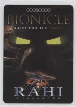 2001 LEGO Bionicle - Quest for the Masks Trading Card Game Rahi Challenge #223 - Image 2
