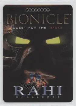 2001 LEGO Bionicle - Quest for the Masks Trading Card Game Rahi Challenge #232 - Image 2