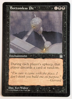 MTG Card - 1x Bottomless Pit - Stronghold - NM/LP - Vintage, Magic The Gathering - Image 1