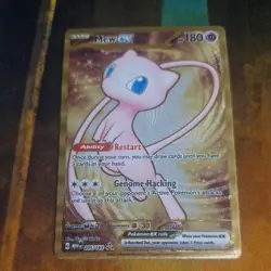 Pokemon TCG Mew EX 205/165 Scarlet & Violet Holo Hyper Rare Metal Card - Image 1