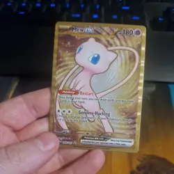 Pokemon TCG Mew EX 205/165 Scarlet & Violet Holo Hyper Rare Metal Card - Image 3
