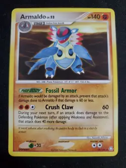 Pokemon Card- Armaldo LOT 18/146 Legends Awakened, 2008 Reverse Holo and Rare - Image 4