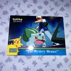 2000 Topps Pokemon Card OR19 The Mystery Menace LP Bulbasaur - Image 1