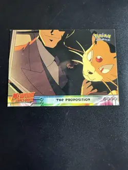 Pokemon Card - The Proposition #5 - Topps - Mewtwo Strikes Back - Blue Logo LP - Image 1