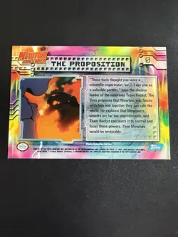 Pokemon Card - The Proposition #5 - Topps - Mewtwo Strikes Back - Blue Logo LP - Image 2