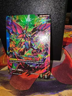 Gundam Epyon (LR+) GD02-002 - Gundam TCG Card Game - Dual Impact ALT ART FOIL - Image 1