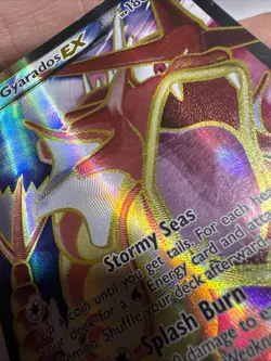 Pokemon Gyarados EX TCG Full Art Holo Ultra Rare Card 114/122 XY-Breakpoint - Image 3