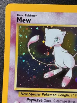 Mew Promo 9 WoTC Black Star Promo Pokemon Card Holo Foil Rare Swirl Near Mint - Image 3