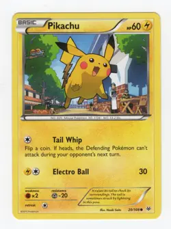 Pokemon TCG Pikachu 5 Cart Lot LP (See Desc for card details) - Image 2