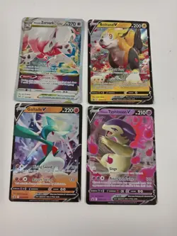 Large Pokemon TCG Card Bundle Shiny's Trainers Dice & Tin Collectors Fans - Image 2