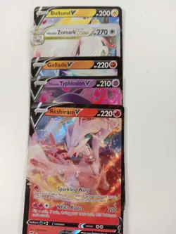 Large Pokemon TCG Card Bundle Shiny's Trainers Dice & Tin Collectors Fans - Image 3