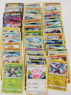 Large Pokemon TCG Card Bundle Shiny's Trainers Dice & Tin Collectors Fans - Image 4