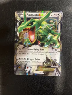 Pokemon TCG Rayquaza EX Ultra Rare Card 75/108 XY: Roaring Skies - Image 1