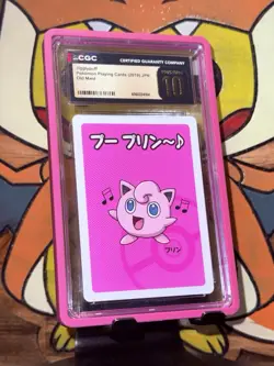 Jigglypuff Old Maid 2019 Japanese Pokemon Playing Cards CGC Pristine 10 - Image 1