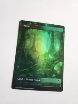 Bayou FOIL Original Dual Land Proxy Card with Custom Fantasy Art Design MISPRINT - Image 2