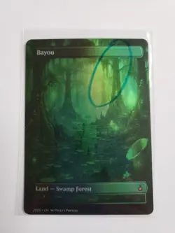 Bayou FOIL Original Dual Land Proxy Card with Custom Fantasy Art Design MISPRINT - Image 3