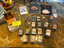 Middle Earth The Wizards card lot w/ wizards companion player guide rule book - Image 1