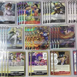 2025 One Piece OP13/PRB02/OP12 - Sabo "Revolutionary Army" Deck - NM/M 51 Cards - Image 3