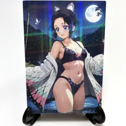Demon Slayer Shinobu Kocho Sexy Anime Waifu Girl Doujin Goddess Story Art Card - Image 1