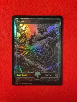 Forest - 277 - Foil - Innistrad: Crimson Vow - Magic the Gathering - MTG - Image 1