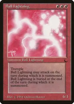 Ball Lightning [The Dark] Heavily Played - Image 1