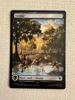 Swamp (Chocobo Track Foil) L0480 Final Fantasy FIC Magic MTG NM - Image 1