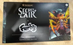MTG Secret Lair x Furby: The Oddbodies CONFETTI FOIL EDITION Sealed, In Hand - Image 1