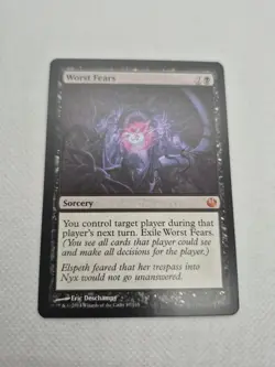 Lightly Played, English - 1 x MTG Worst Fears Journey into Nyx - Image 1