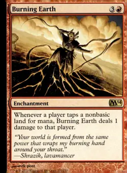 Magic 2014 (M14) #130 Burning Earth - Image 1