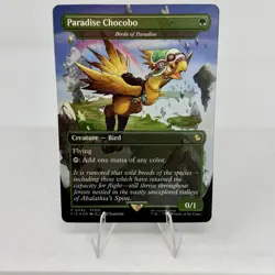 Paradise Chocobo - Birds of Paradise Borderless Foil MTG - Image 1