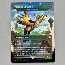 Paradise Chocobo - Birds of Paradise Borderless Foil MTG - Image 2